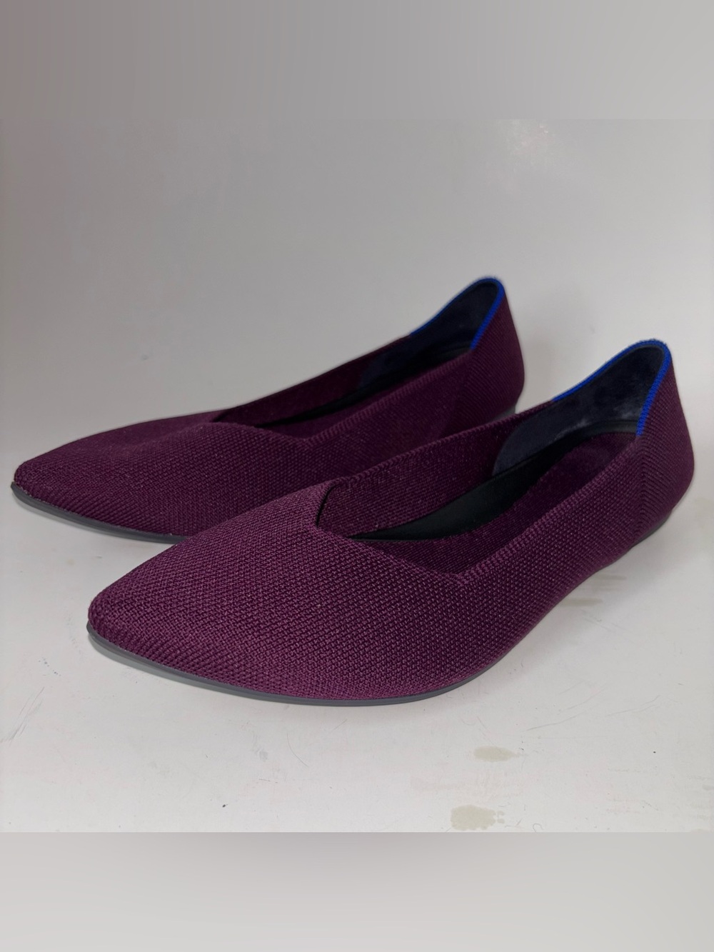 Rothy's Women's The Point Flat Pointed Toe Size 9 Orchid Purple - Picture 3 of 13
